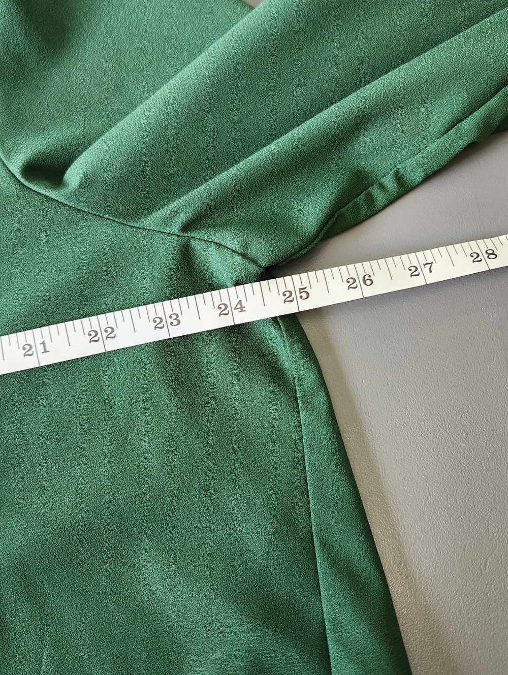 Tuckernuck Crepe Callahan Shirt Dress Emerald XXL Ruffle Pockets Flounce Hem - Picture 10 of 14